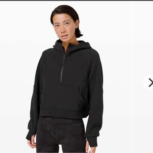 LULULEMON SCUBA HALF ZIP HOODIE Black L/XL
